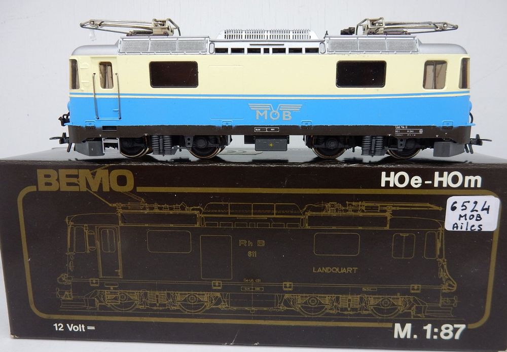 HOm - MOB " Ancien Logo" Locomoteur Ge 4/4  (Ovp) 3