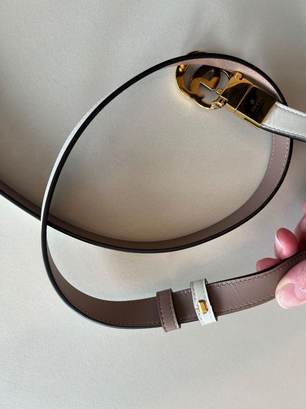 Gucci Cinture: Gucci Wende Gürtel Dusty pink / Creme – Nuovo (secondo la descrizione) da Inwil venduto da 27sonnenschein 6