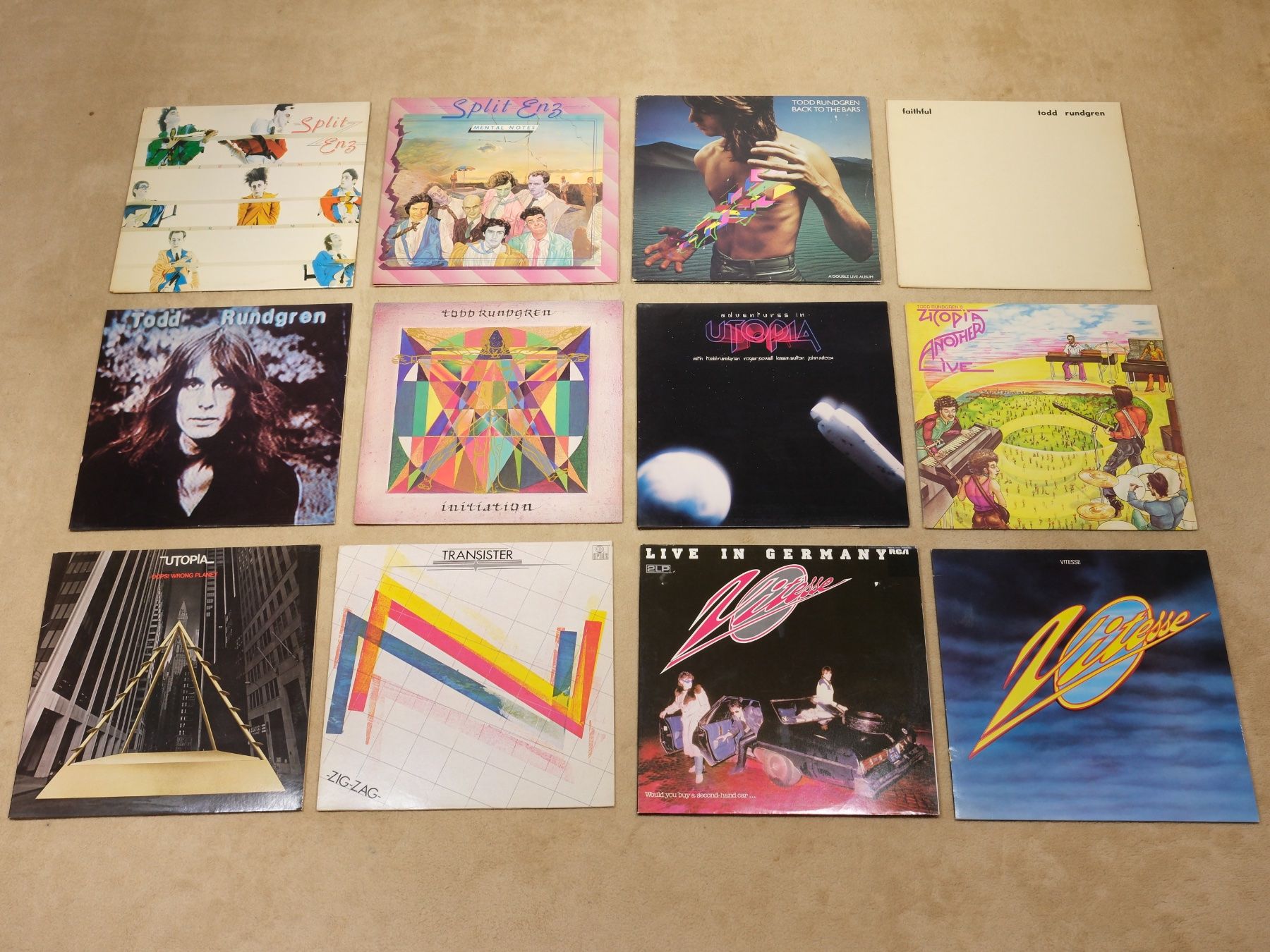 Dischi in vinile: 12x Vinyl: Split Enz, Todd Rundgren, Transister, Vitesse – Usato da Lobsigen venduto da Markus_Haenggi_Bern