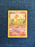 Pokémon Karte - Glumanda (Base Set) - 1. Edition - deutsch