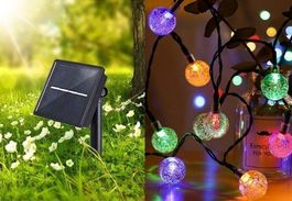 50LED Solar Lichterkette Outdoor 7m