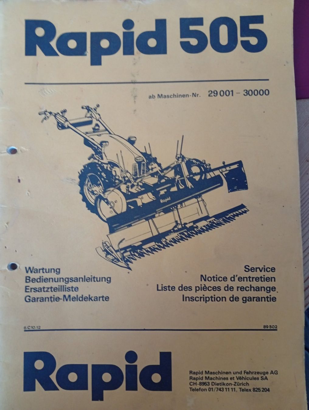 Rapid Trattori: Rapid 505 – Usato da Berneck venduto da Schlings 6