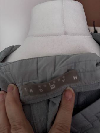 Aparte Übergangsjacke grau-hellblau