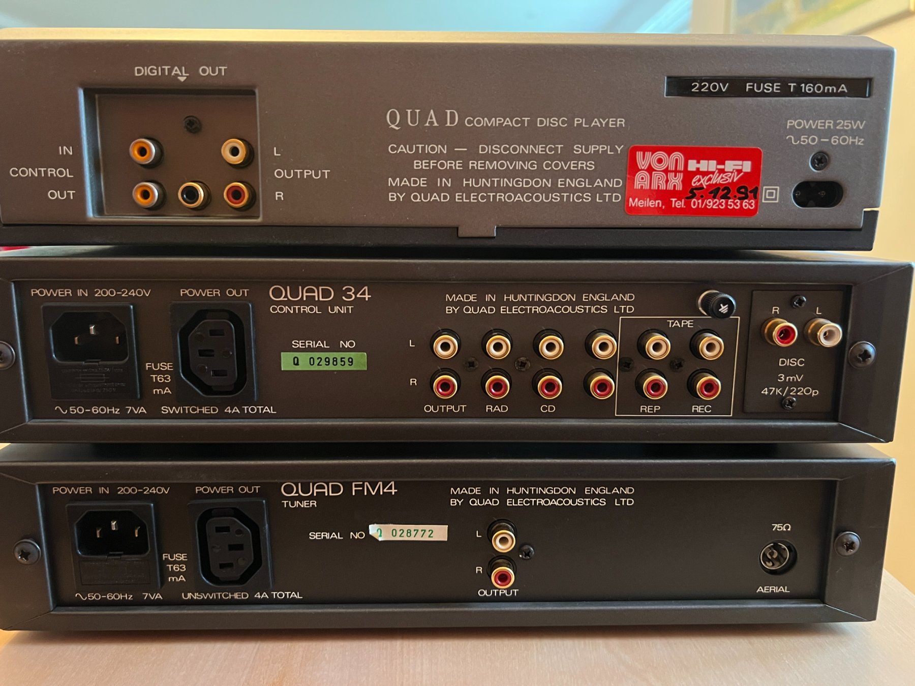 Thorens Restek ES 3 - Quad CD/FM - Jecklin Transdyn 2 (Gebraucht) in ...
