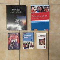 Divers livres pour lycée/gymnase - études