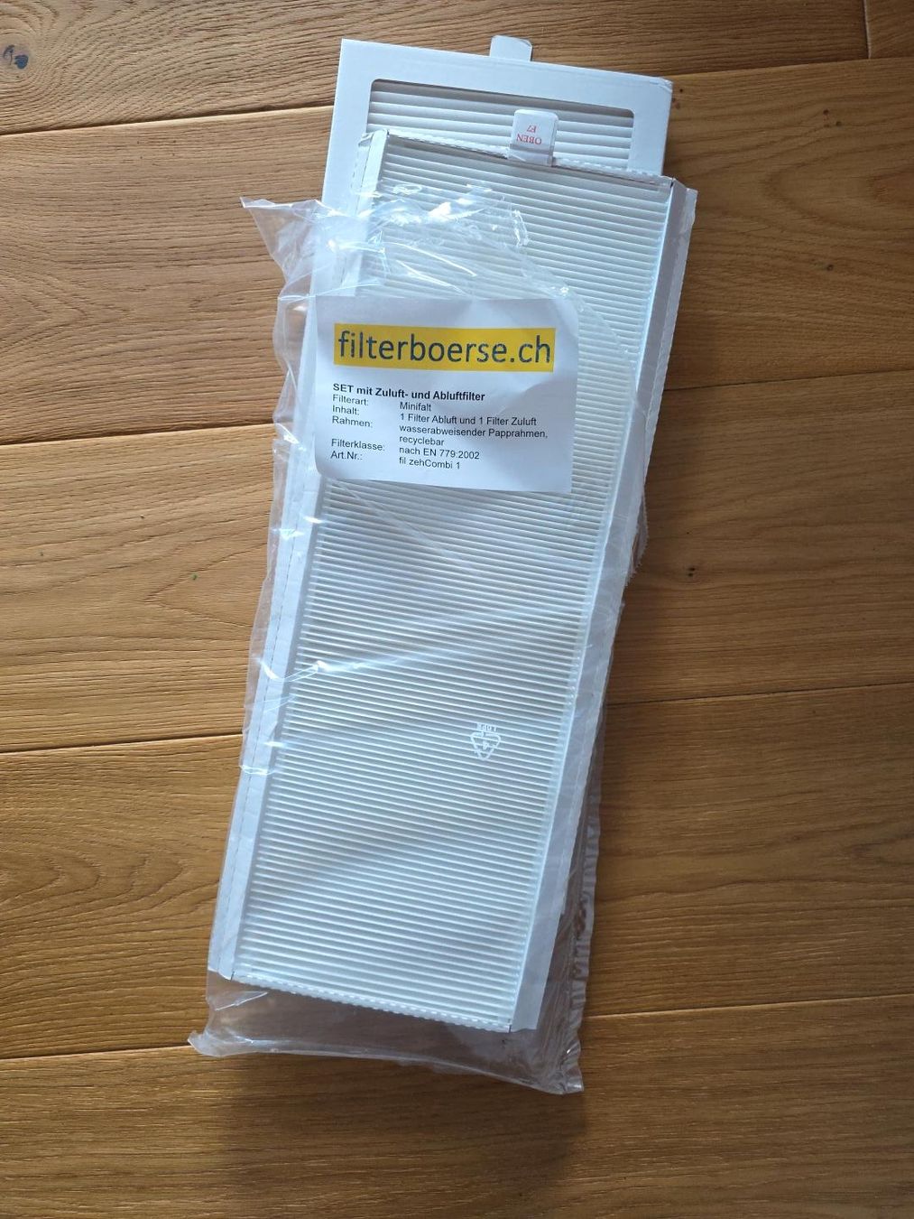 Zehnder Ventilazione: Lüftungsfilter-Set Zehnder ComfoAir – Nuovo e nell'imballaggio originale da Ibach venduto da stefanie.vR