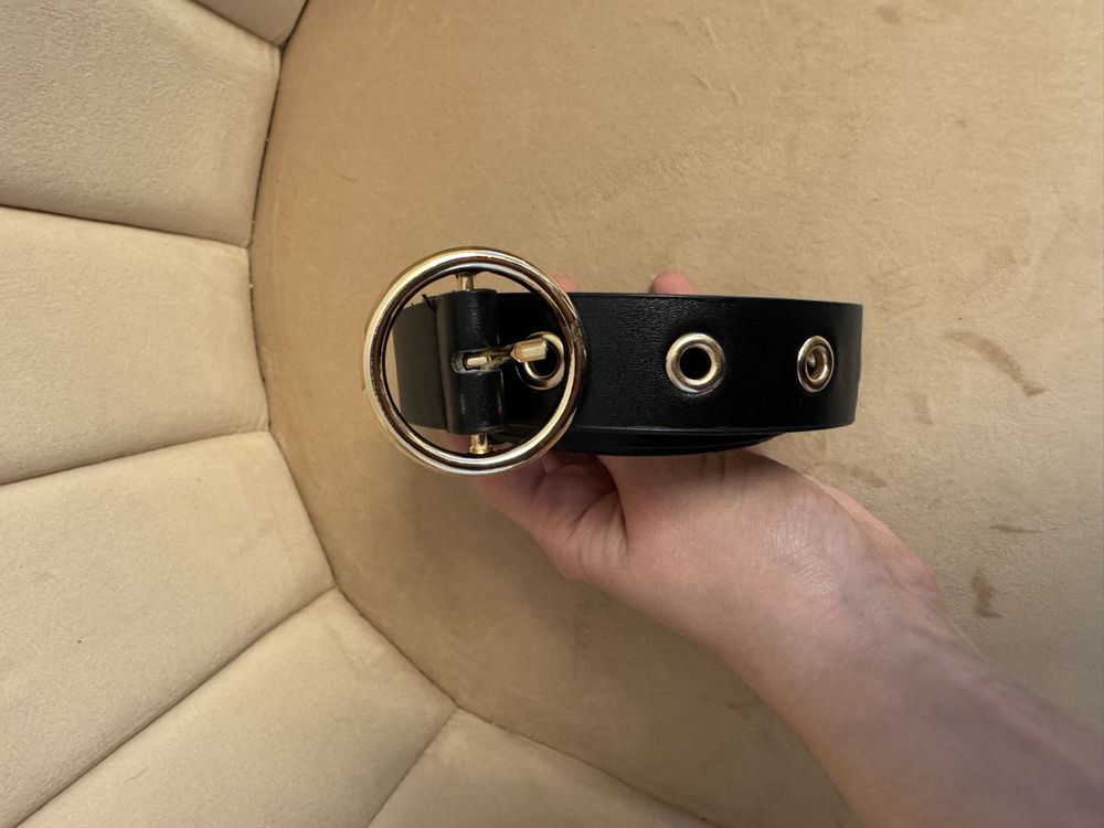 CEINTURE * ROND noir