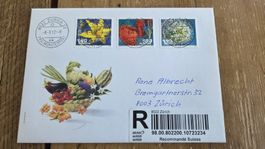 2012 FDC Vollstempel Gemüseblüten