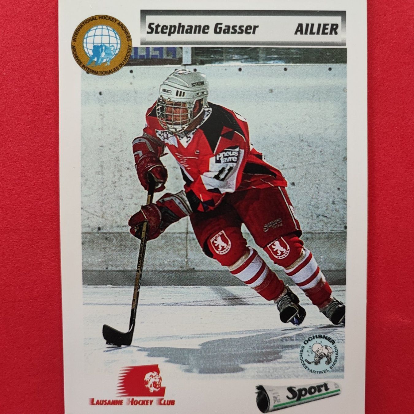 Sammelbilder & Trading cards: Stephane Gasser - HC LAUSANNE - 1993/94 – Gebraucht aus Dübendorf von kb86_MOVIE