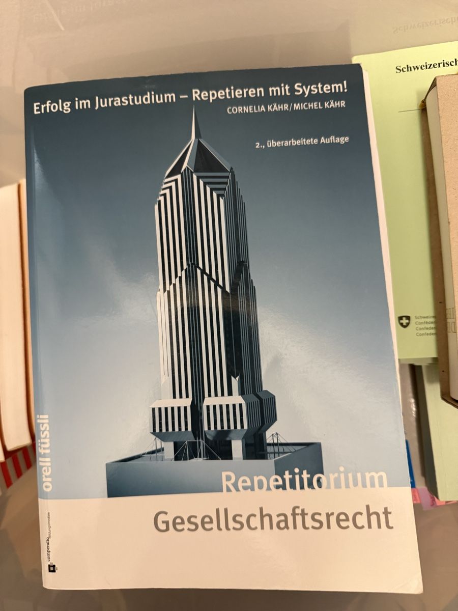 Libri: Repetitorium Gesellschaftsrecht – Usato da Luzern venduto da bia_v2fl