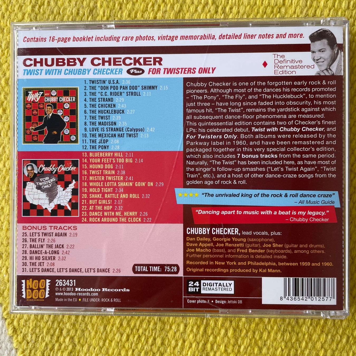 CDs: CHUBBY CHECKER-24BIT TWIST WITH CHUBBY CHECKER – Gebraucht aus Rorschacherberg von CD-Roli 1