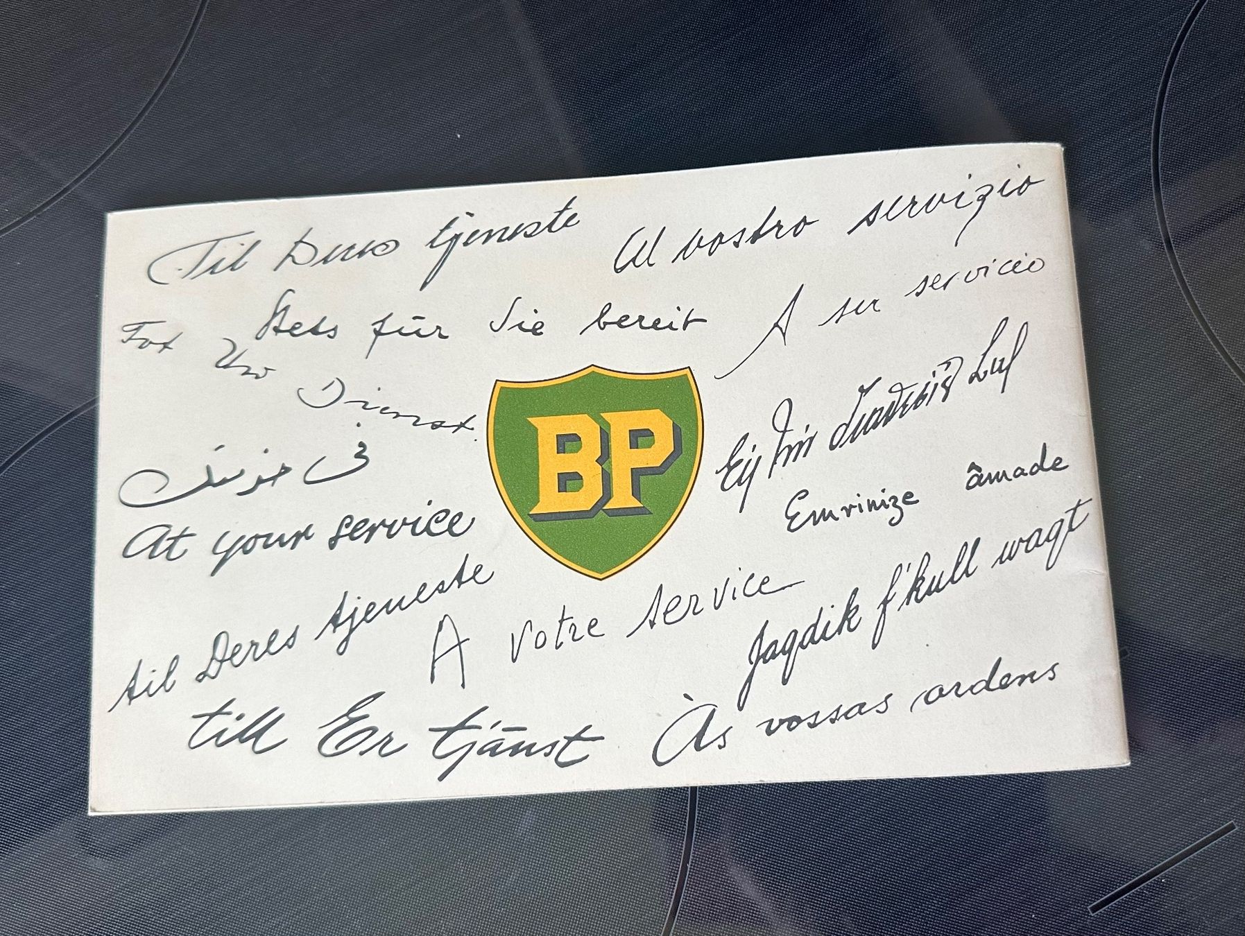 Documenti: Vintage BP Broschüre – Usato da Zürich venduto da brazerola 5