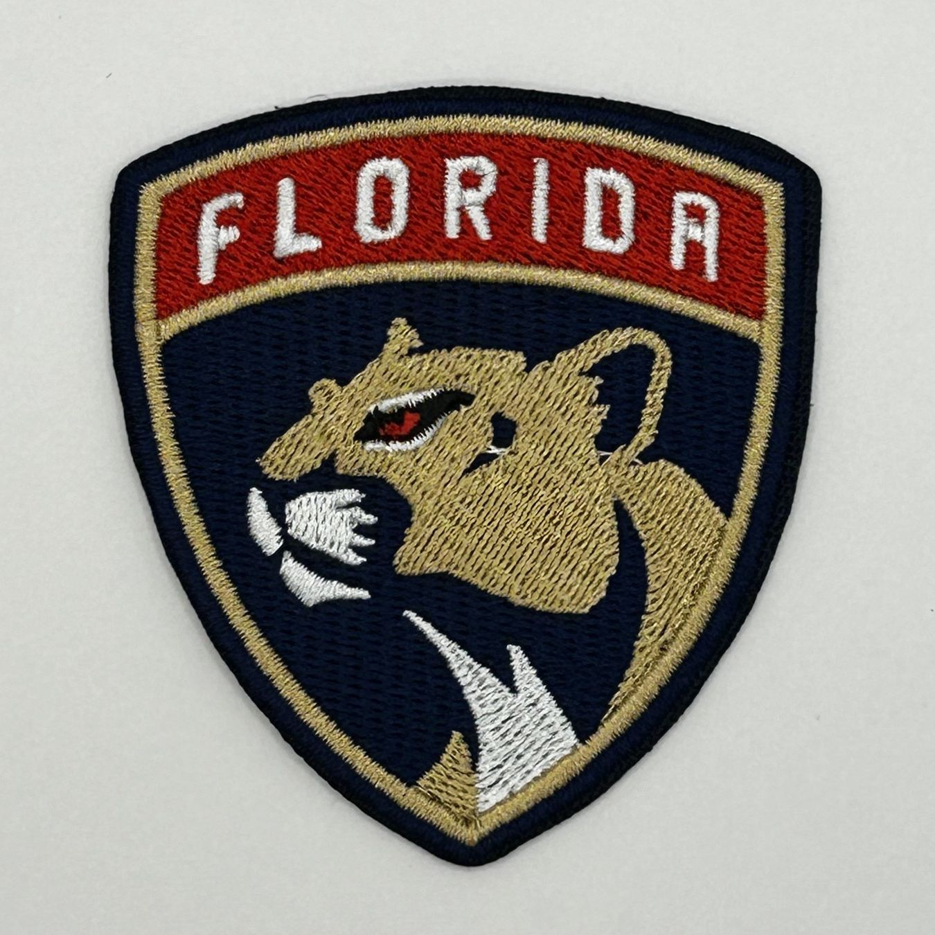 NHL Toppe: Florida Panthers Aufnäher Bade Patch NHL Eishockey Panther – Nuovo e nell'imballaggio originale da Dättlikon venduto da easythings 4