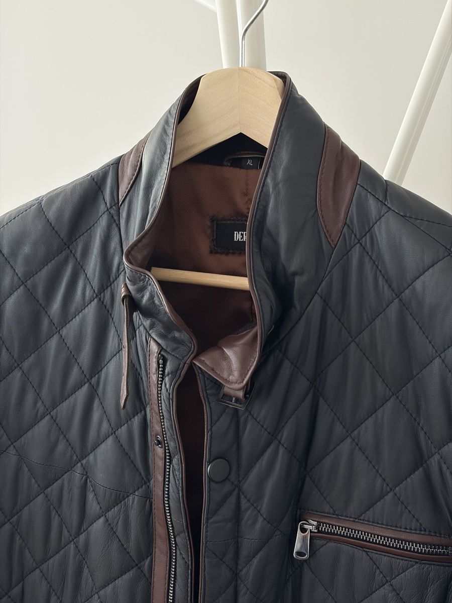 Jacken: DERISSE Lederjacke, gesteppt Barbour-Stil – Gebraucht aus Ittigen von fevo 1