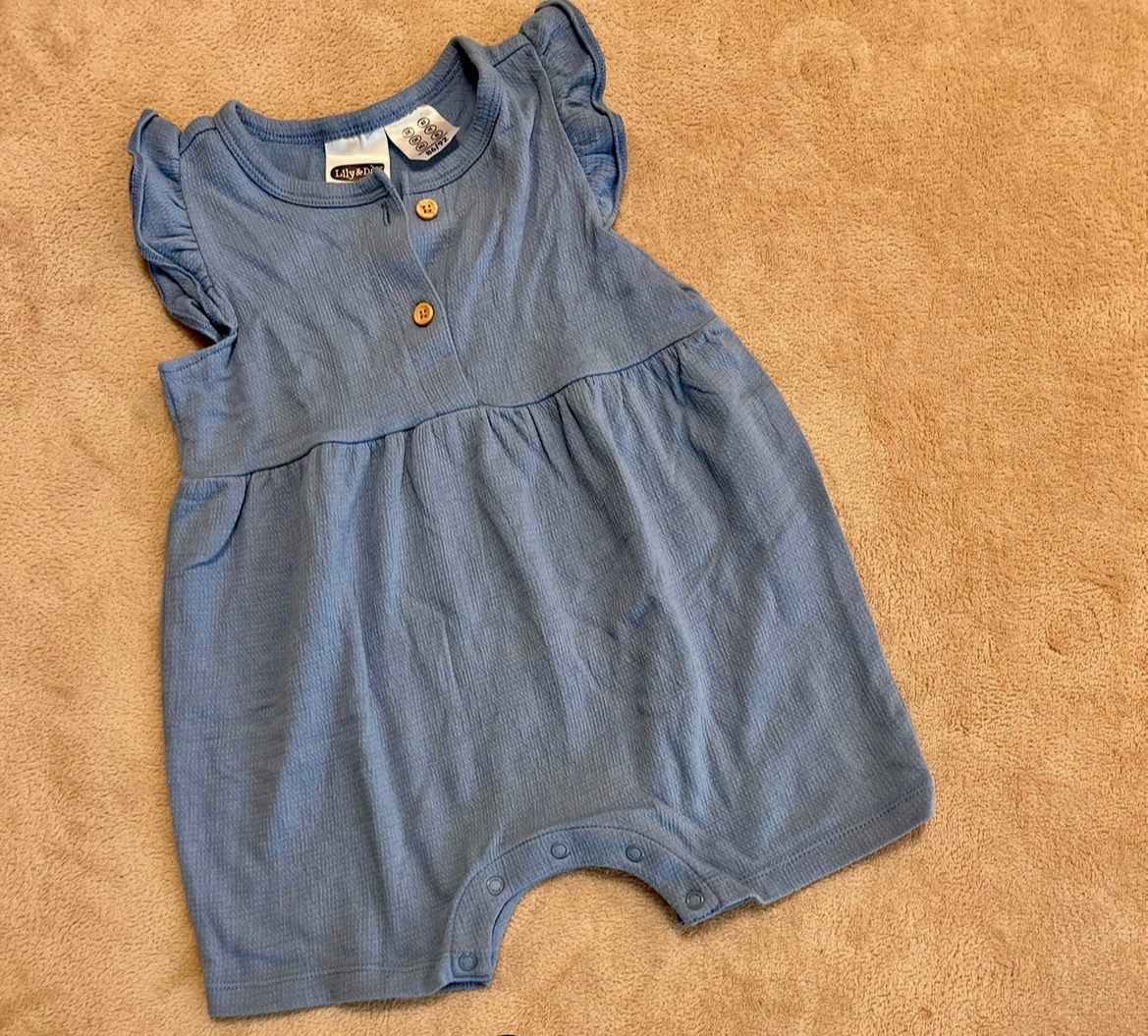 Tute: Strampler blau, Grösse 86/92 – Usato da Rotkreuz venduto da maracaibo1991