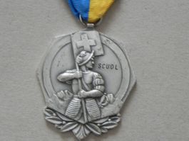 Medaille Auszeichnung Scuol Schuls 1964