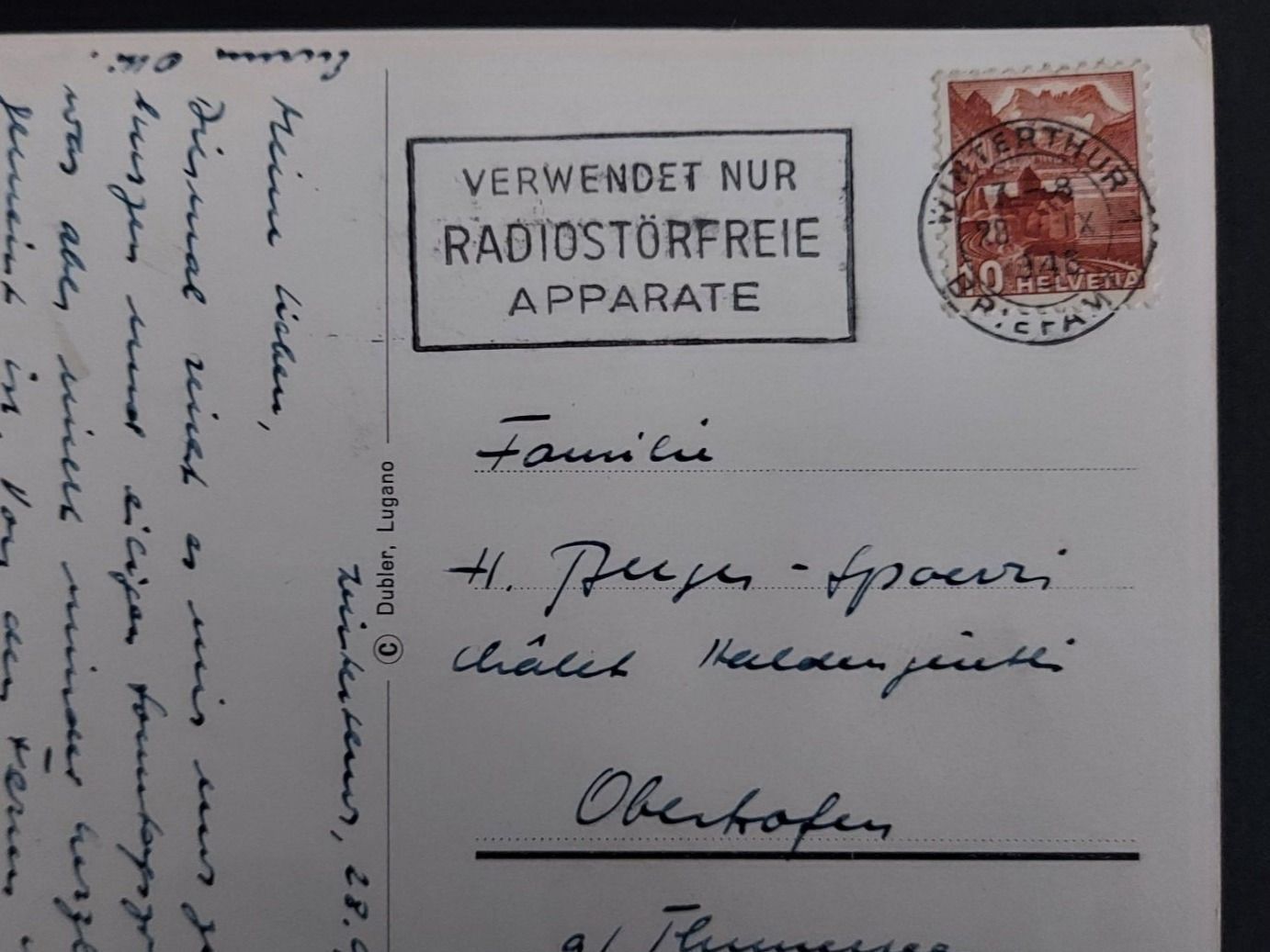 Cartoline: Postkarte 1946 – Usato da Lyss venduto da rochen54