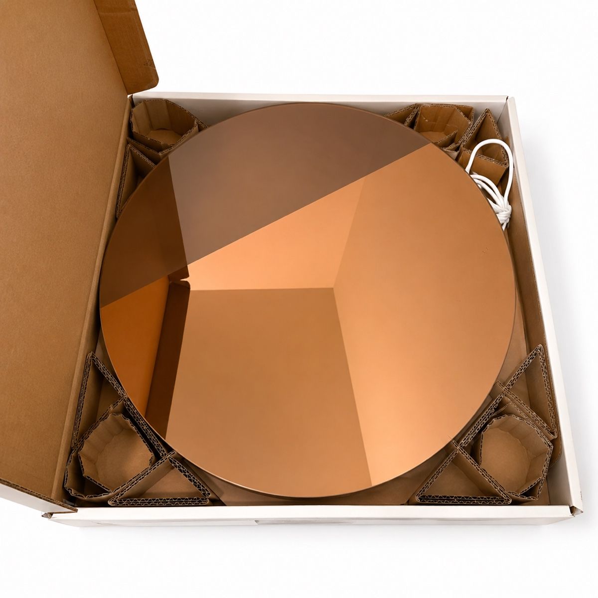 IKEA VARMBLIXT LED Wandspiegel Bronze – Design Spiegel (Neuf avec ...
