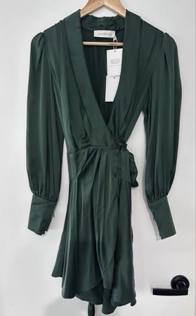 Zimmermann Silk Wrap Dress