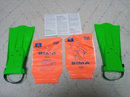 Schwimmhilfe SIMA, Flagyl und Flossen 3-6 Jahre, 15-30kg