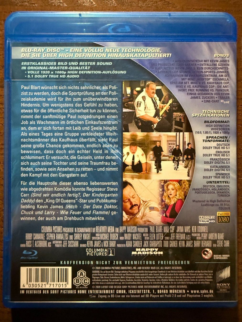 Tutti i DVDs: Der Kaufhaus Cop – Usato da Zürich venduto da Blu-ray_ZH 1