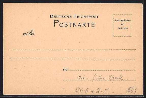 Ansichtskarten: Neudruck der ersten Ansichtspostkarten d – Gebraucht aus Berlin von bartko-reher 1
