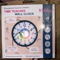 Kiddus Time Teacher Wall Clock educational new