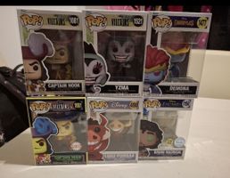 Lotto 6 Funko Pop Disney: Hook, Yzma, Demona, Luau Pumbaa, 