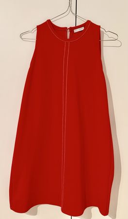 Zara Collection Red Mini Dress, Size S, Sleeveless