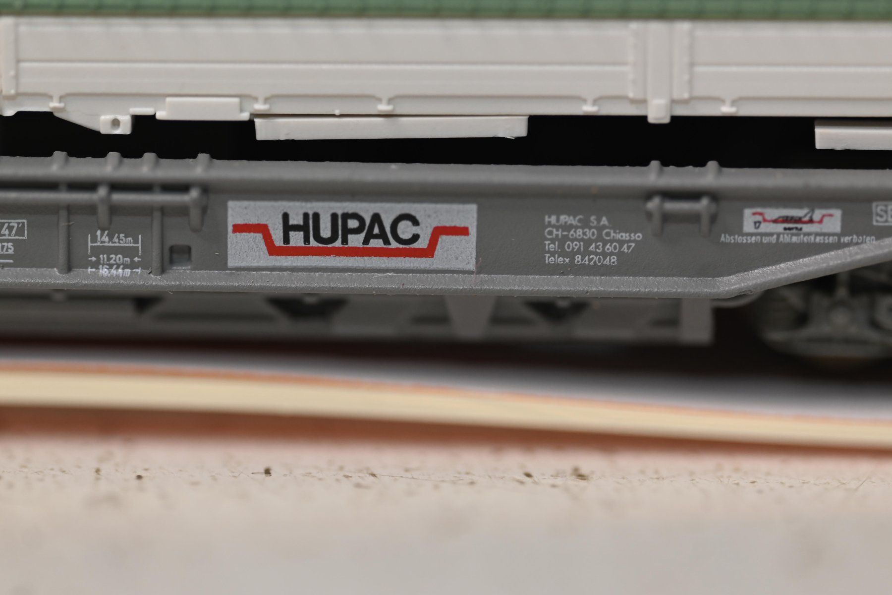 Roco Modellini di ferrovie: Giezendanner  HUPAC Roco Spur N mit OVP – Usato da Laupen ZH venduto da Zmoewe 3