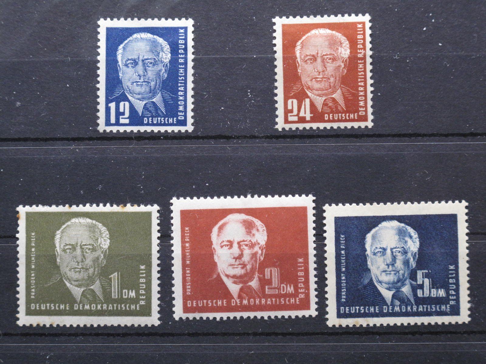 Alle Briefmarken: DDR 1950 Wilhelm Pieck * – Gebraucht aus Wil SG von fva01