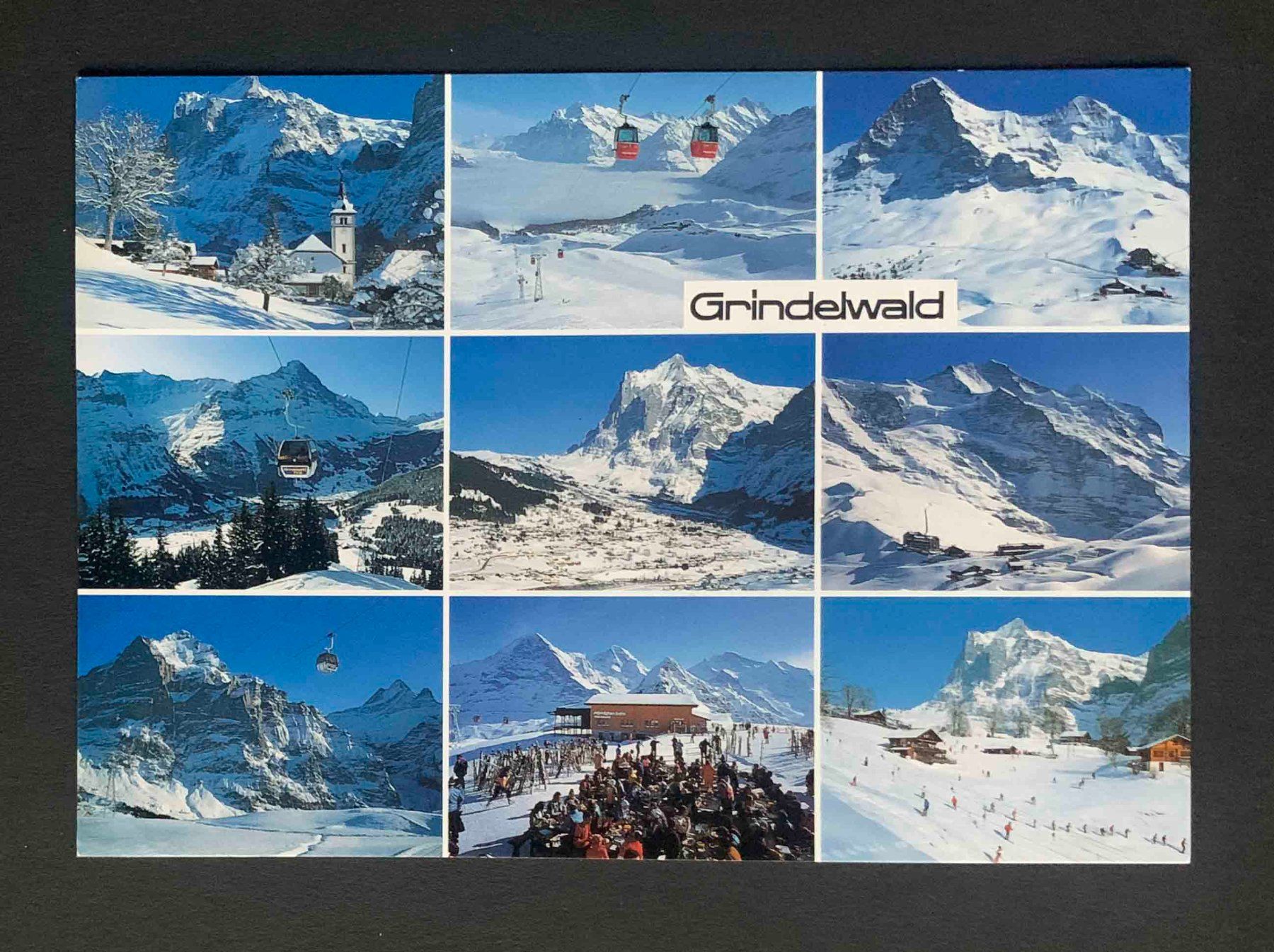 Cartoline postali: AK Grindelwald Schweiz Suiss Switzerland – Usato da Goldau venduto da artelier1
