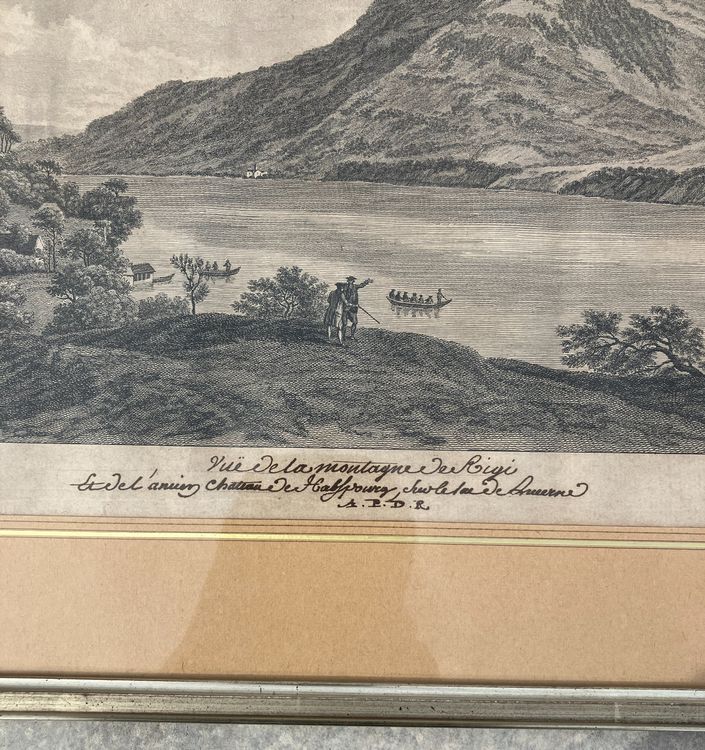 Stich     "Vue du la Montagne de Rigi" - Rigi Vierwaldstätte 3