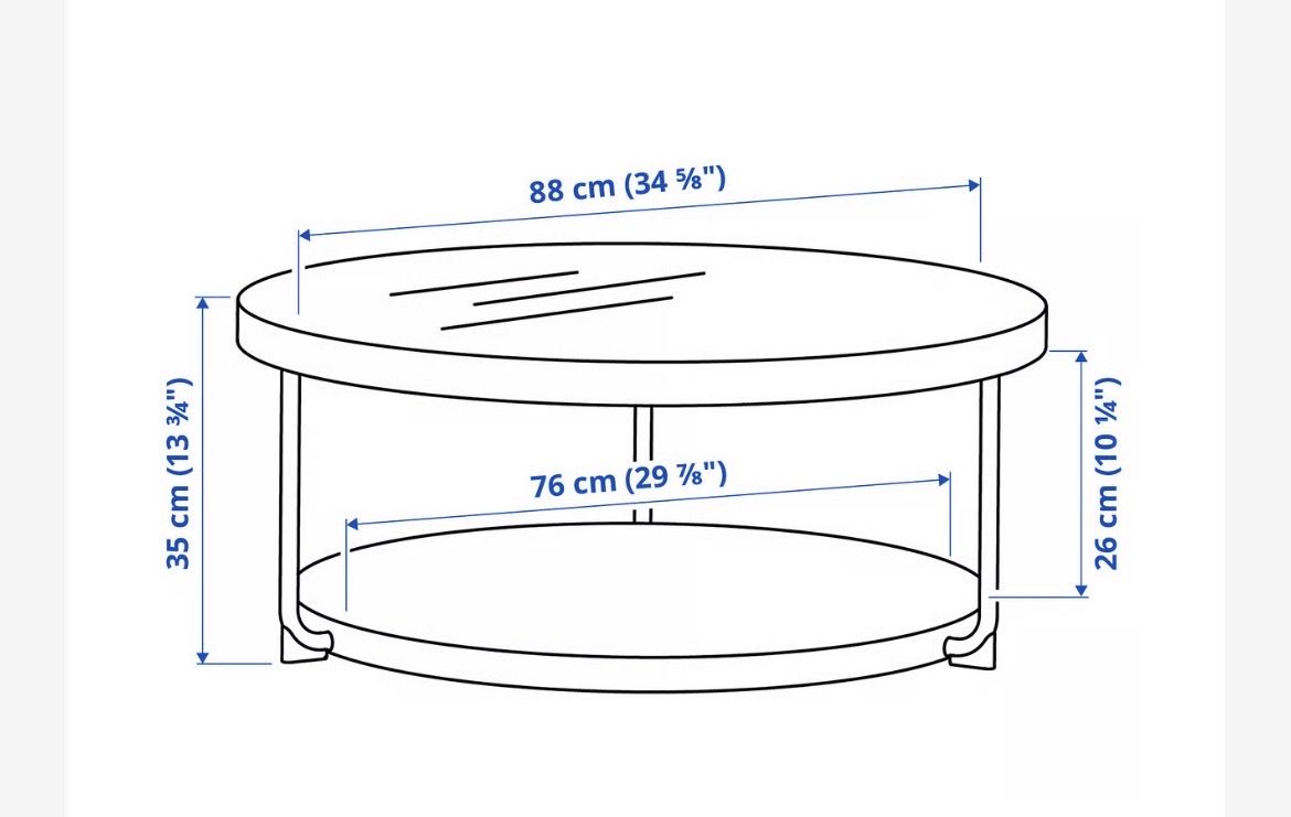 Tische: FRÖTORP Couchtisch, anthrazit /schwarz Glas, TOP Zustand – Neu (gemäss Beschreibung) aus Winkel von _Zantos_ 4