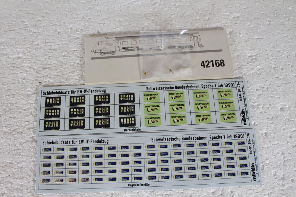 Märklin Trains électriques: Märklin 42168 SBB Pendelzug – D'occasion à Triesen par cor_62ts 9