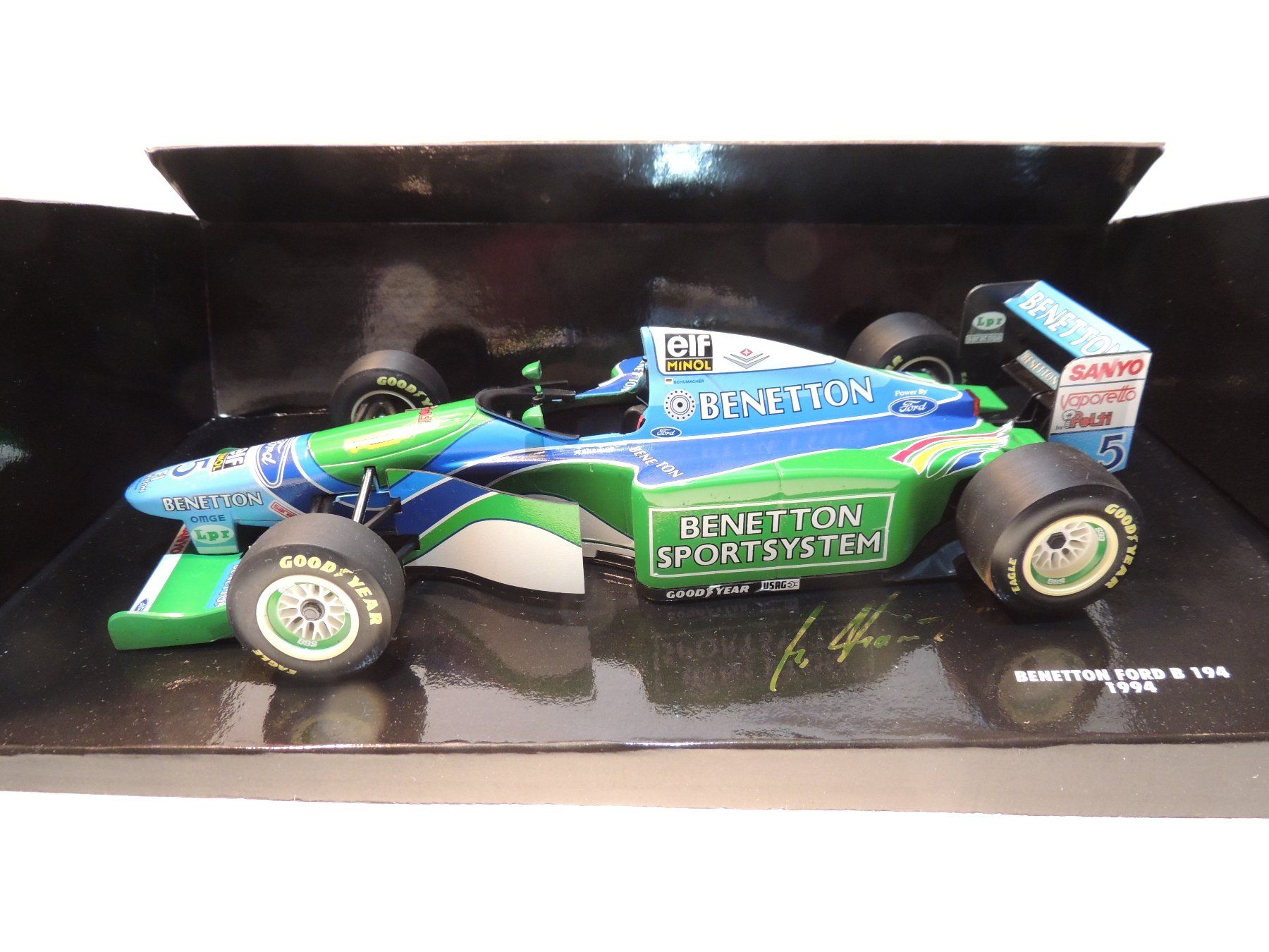 Minichamps Modellini d'auto: Minichamps Benetton Ford B194 MSC 1:18 – Nuovo e nell'imballaggio originale da Corminboeuf venduto da corbay