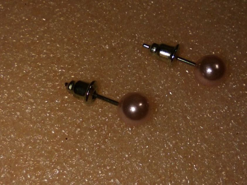 Orecchini pendenti & Orecchini a lobo: ohrringe modeschmuck,,,künstliche perlen,,,,hellroserot – Nuovo (secondo la descrizione) da Basel venduto da bijoutrie_4