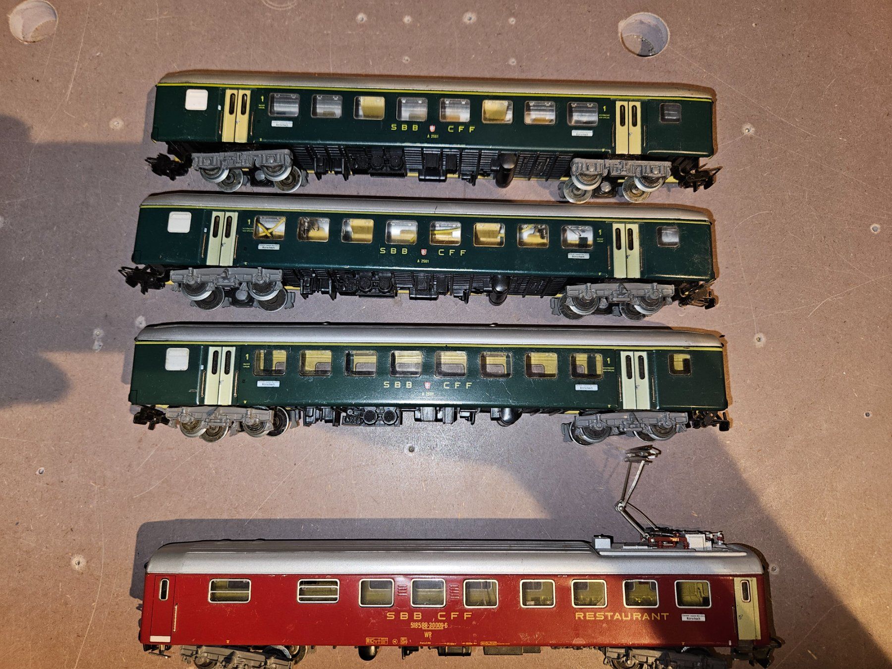 Märklin Modellini di ferrovie: Märklin 4066 4068 DB TEE ohne OVP – Usato da Bern venduto da lukas90pilze 2
