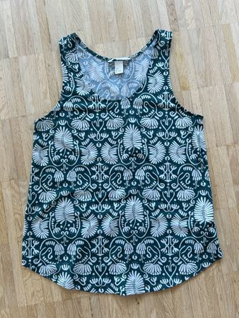 Green H&M Conscious Collection Tank Top Size S