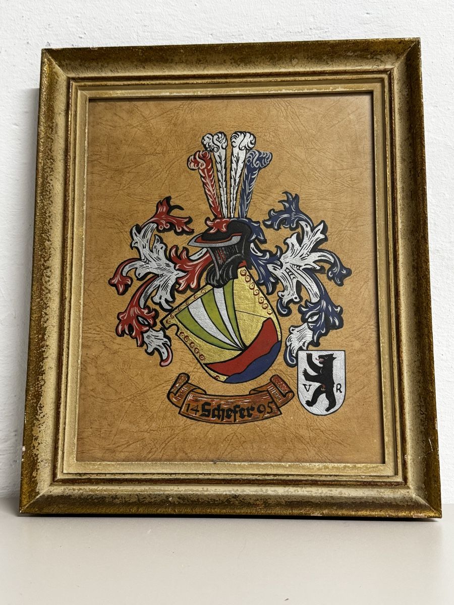 Tableaux: Wappen Sch"efer 95 gerahmt ca. 23x30cm – D'occasion à Zürich par Nobs1 1