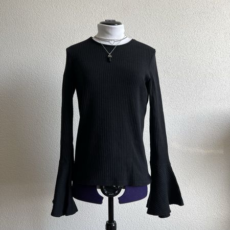 H&M Top Schwarz S