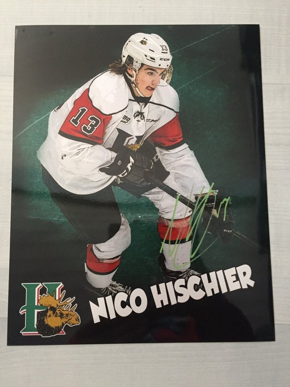 Autografi: Nico Hischier NHL Original Autogramm Halifax Devils SCB – Nuovo (secondo la descrizione) da Heimberg venduto da Buck89