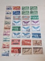 Ansammlung Flugpost, nicht bestimmt, ab 1.-