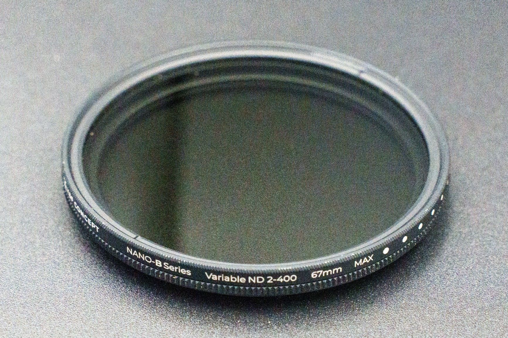 Filter: K&F Concept Variable Filter ND2-400 67mm – Gebraucht aus Scuol von Pisoc2019