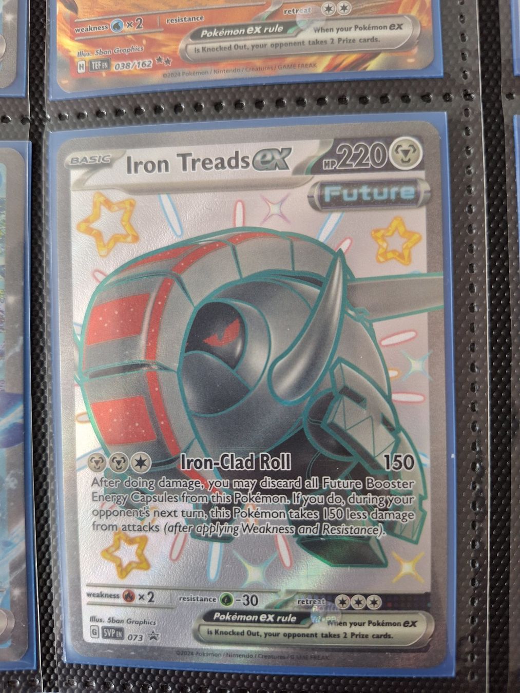 Pokémon Sammelbilder & Trading cards: Iron Treads ex Full Art – Gebraucht aus Altstätten SG von GGsGameshop