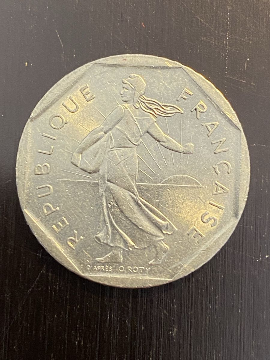 Alle Münzen: France, 2 FF 1981 nickel  – Gebraucht aus Corsier-sur-Vevey von Ginoarturo 1