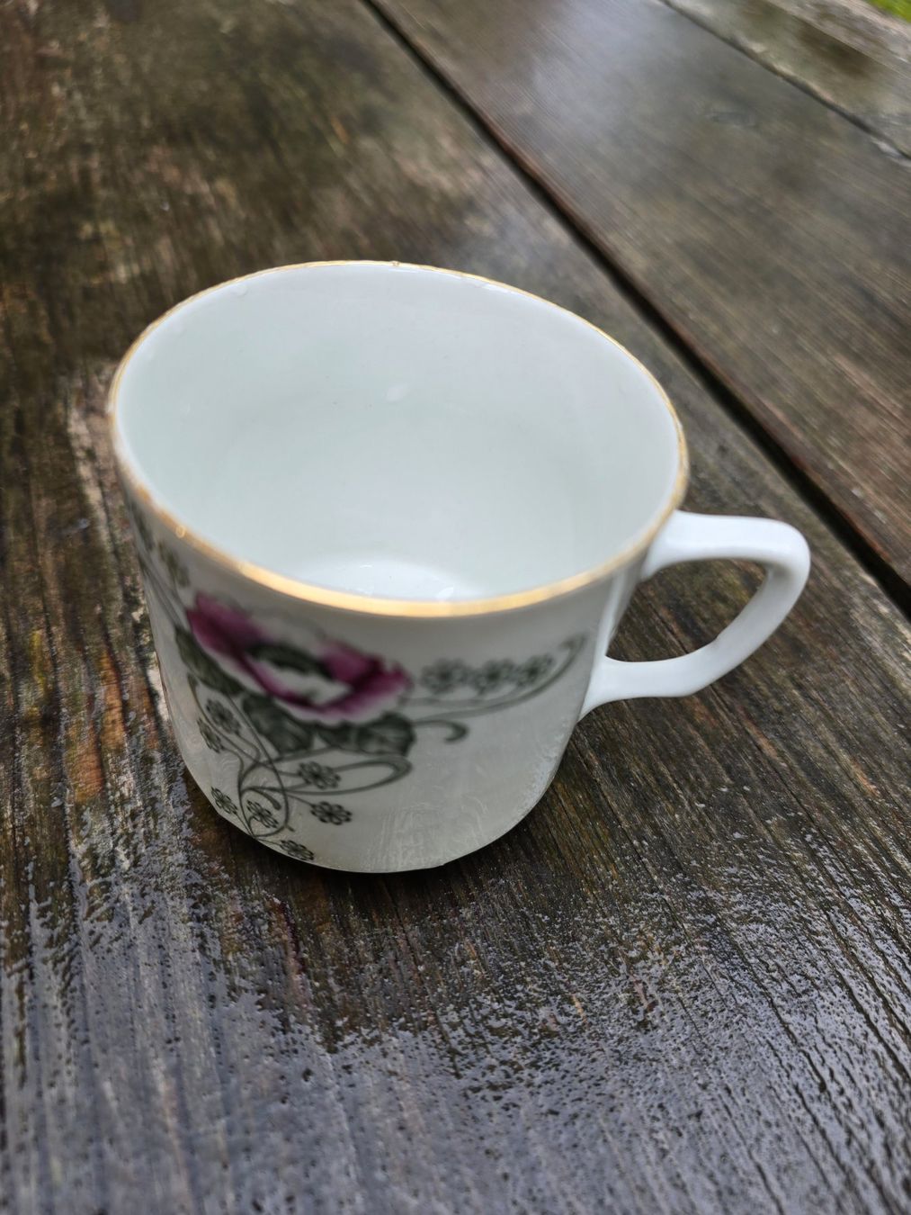Tazze: Antike Tasse "Zur Erinnerung" mit Blumenmuster – Usato da Romanshorn venduto da Rachacha 4