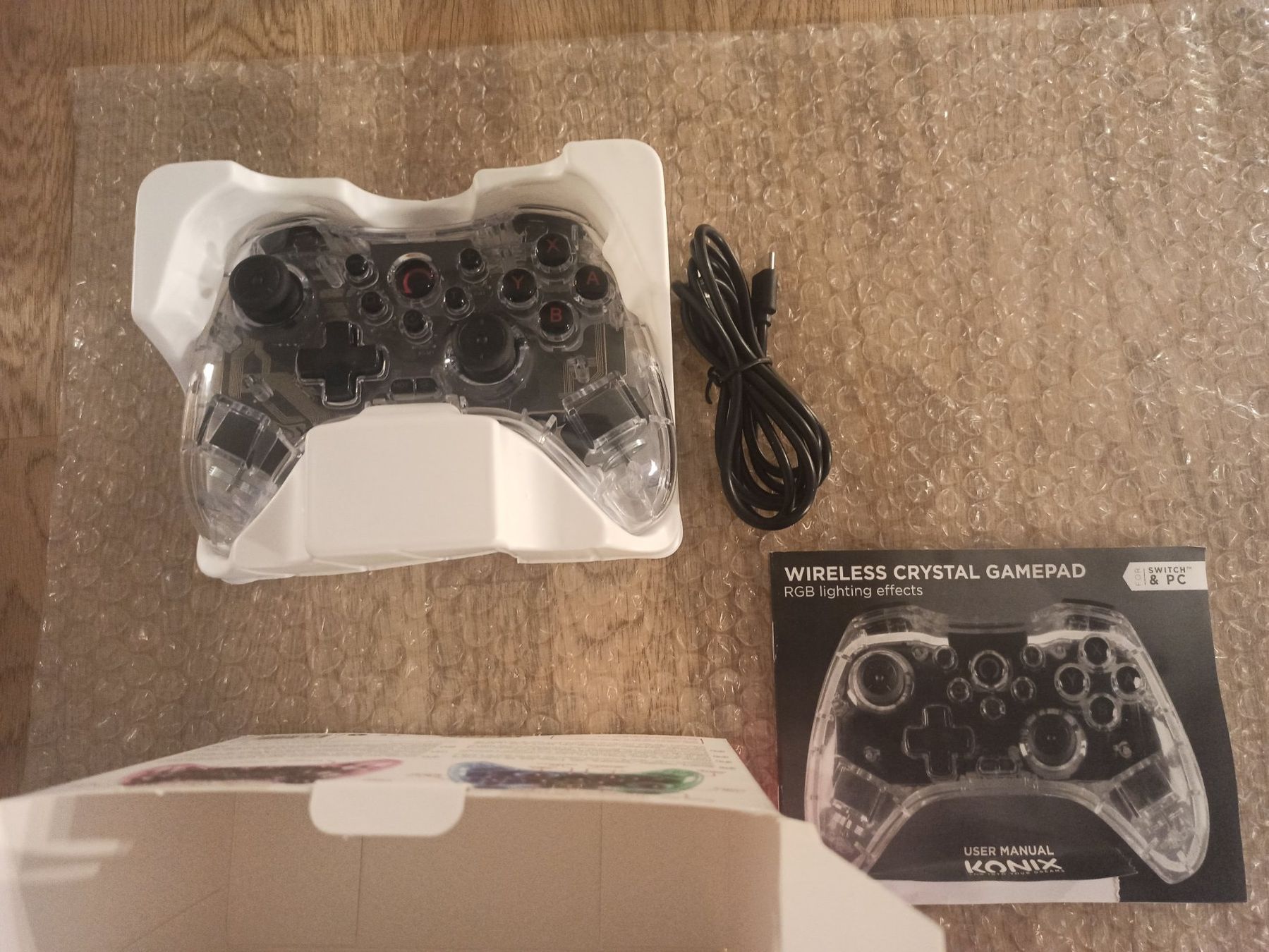 Controller: Konix Crystal Wireless Gamepad Nintendo Switch & PC TOP – Usato da Oberweningen venduto da mar_87mx 7