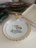 Assiette enfant à boullie vintage 1960 ADP porcelaine