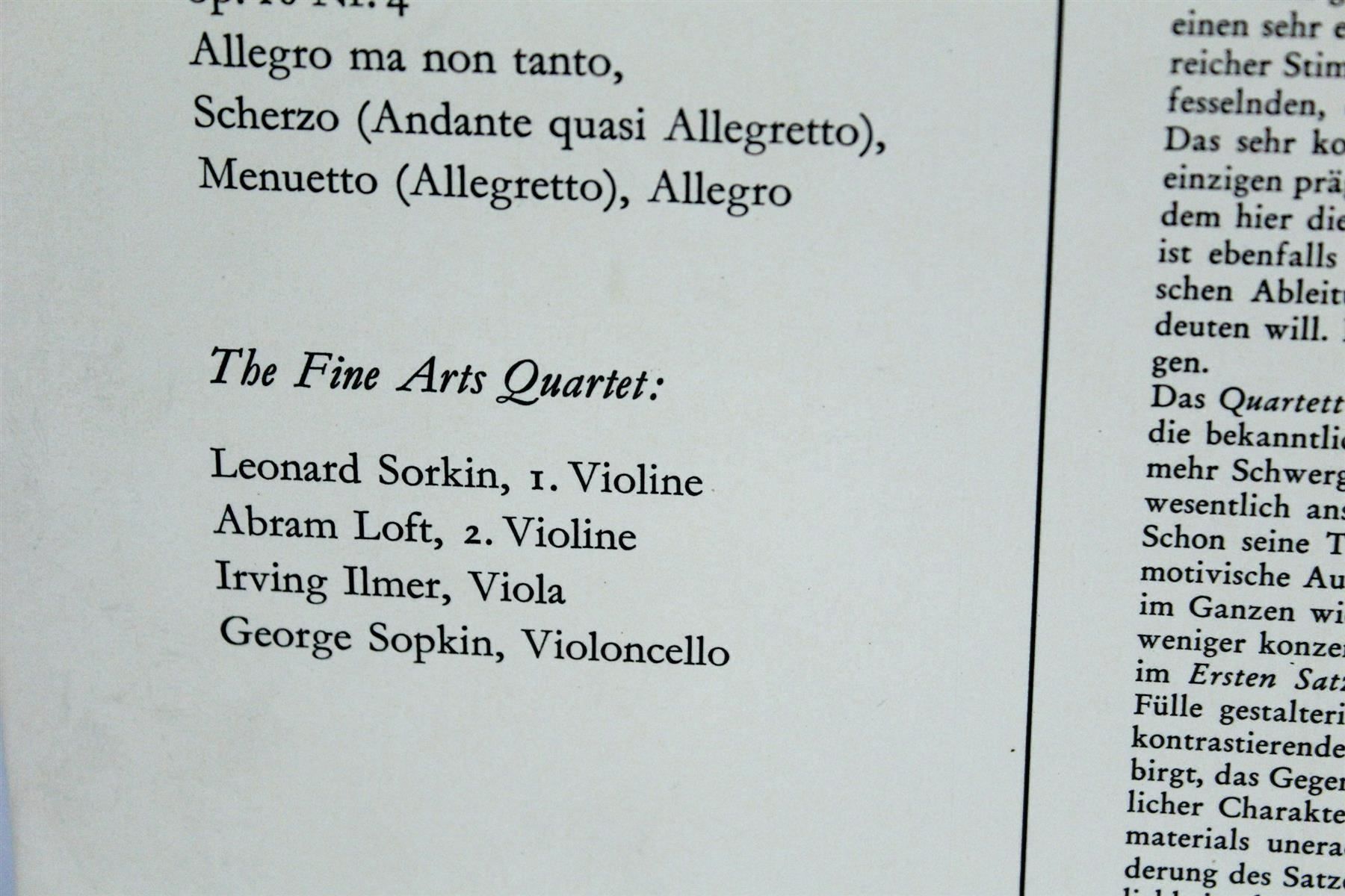 Dischi in vinile: BEETHOVEN: Streichquartette 3 & 4 – Usato da Bern venduto da kultiges 4